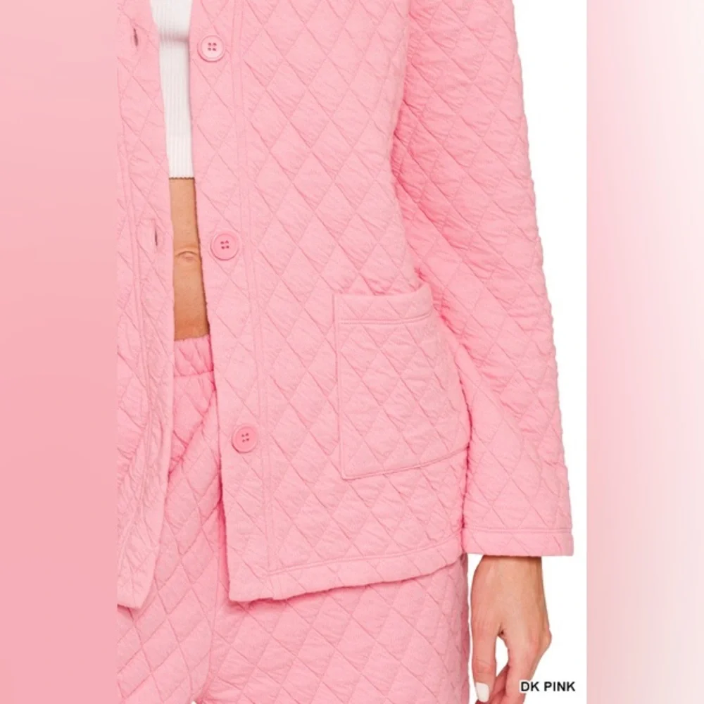 Z23 Zenana C13 QUILTED JACKET AND PANTS SET - Picture 6 of 12